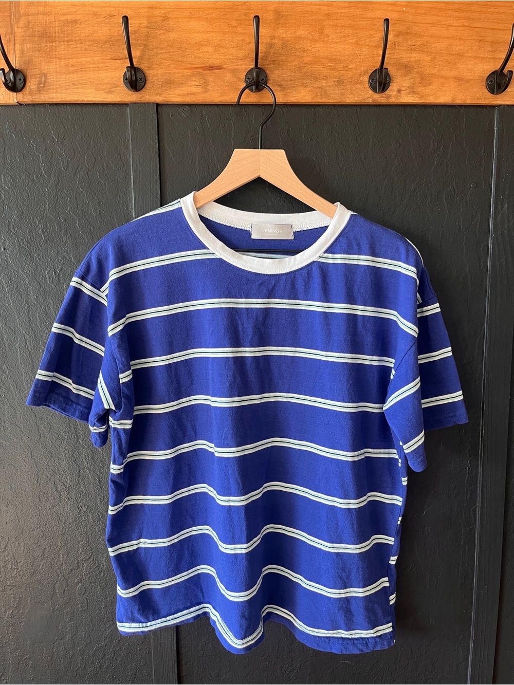 Naning9 Striped Oversized 90s Tee